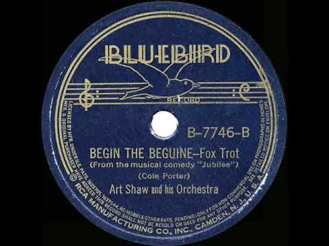 Begin the Beguine by Artie Shaw on Bluebird record label